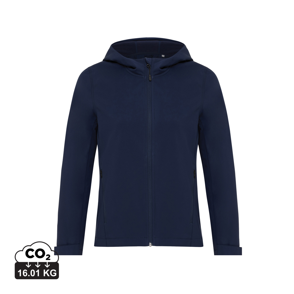 Veste soft shell personnalisable Femme Makalu Iqoniq Bleu marine